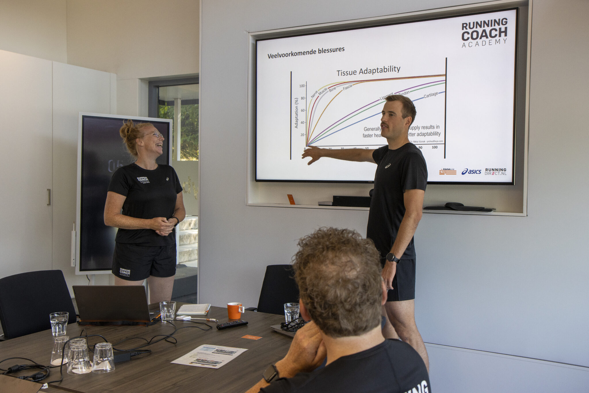 Hidde Weersma in actie tijdens een Hyrox-training